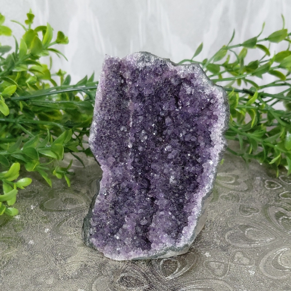 Amethyst Geode Crystal Home Accent
